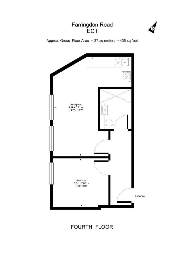 Heinze Flat 402 - One Bedroom Fourth Floor Flat By City Living 伦敦 外观 照片